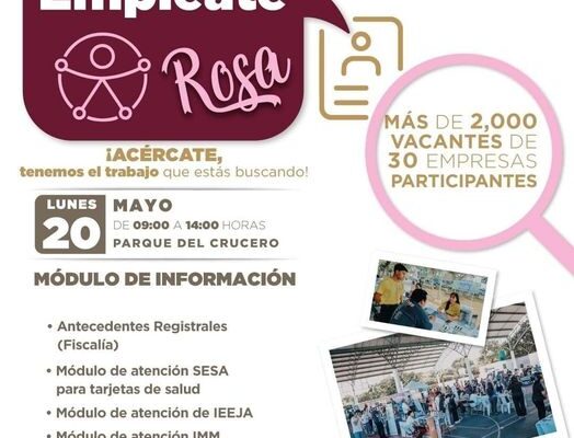 PROMUEVE GOBIERNO MUNICIPAL MERCADO LABORAL “ROSA”