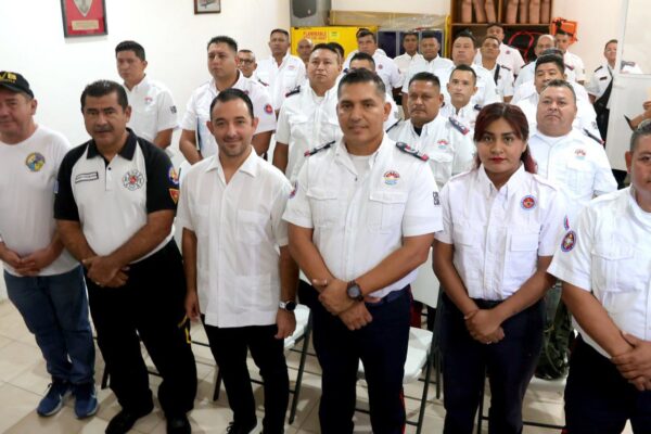 FORTALECE GOBIERNO DE BJ A H. CUERPO DE BOMBEROS CON CAPACITACIÓN DE GUATEMALA