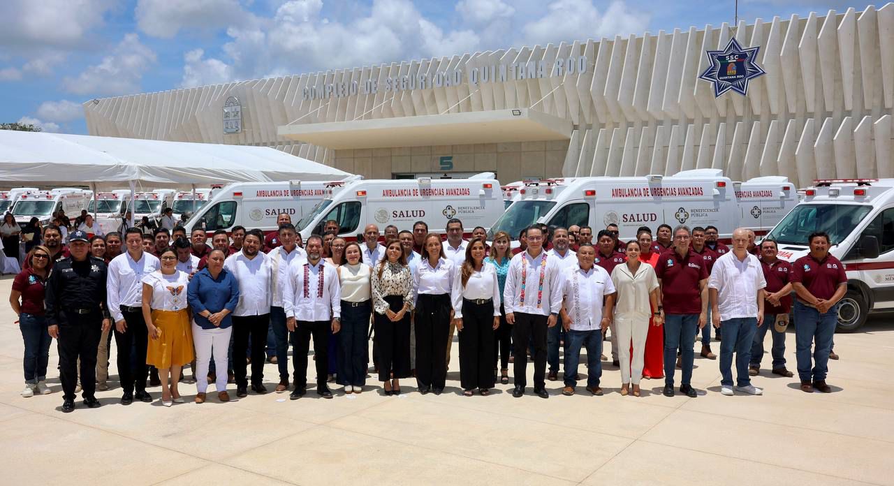 AGRADECE GOBIERNO MUNICIPAL FORTALECIMIENTO DE LA SALUD CON NUEVAS AMBULANCIAS EN EL ESTADO