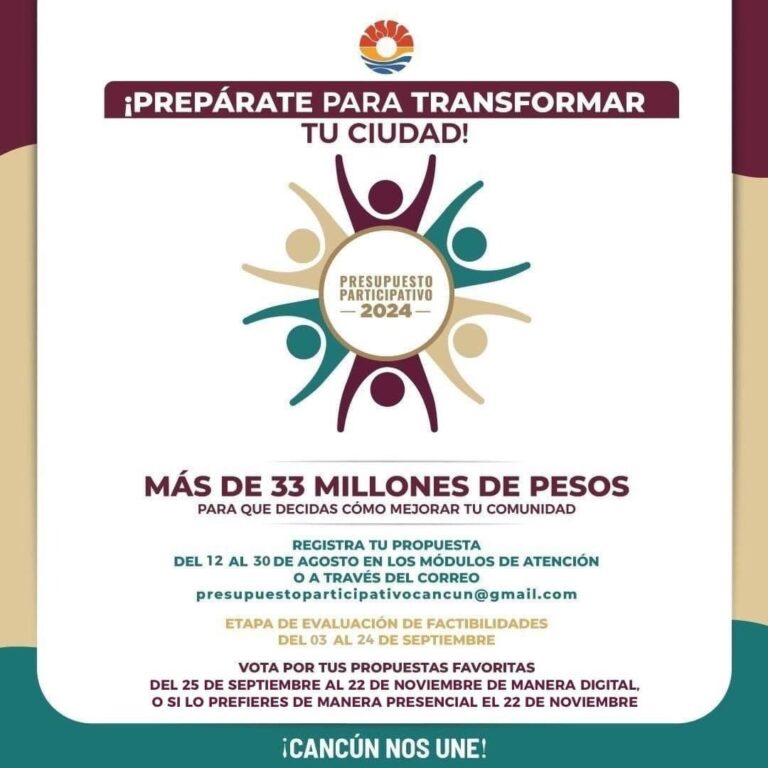 ÚLTIMOS DÍAS PARA PRESENTAR PROPUESTAS EN EL PRESUPUESTO PARTICIPATIVO 2024