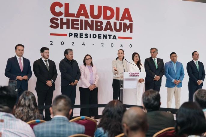 CLAUDIA SHEINBAUM DEFINE COMO PRIORIDAD OBRAS DE INFRAESTRUCTURA EN AGUA POTABLE Y CARRETERAS JUNTO A GOBERNADORES DEL NORESTE DEL PAÍS