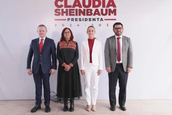 CLAUDIA SHEINBAUM PRESENTA A ARTURO ZALDÍVAR, CARLOS TORRES Y LETICIA RAMÍREZ COMO INTEGRANTES DE SU GABINETE