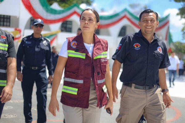 FOMENTA ANA PATY PERALTA CULTURA DE PREVENCIÓN EN SIMULACRO NACIONAL DE PROTECCIÓN CIVIL