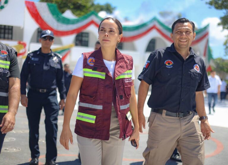 FOMENTA ANA PATY PERALTA CULTURA DE PREVENCIÓN EN SIMULACRO NACIONAL DE PROTECCIÓN CIVIL