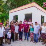 ERIK BORGES YAM ENTREGA VIVIENDAS EN PEDRO MORENO EL PUEBLO AGRADECE GESTIONES