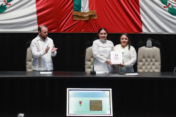 Recibe XVIII Legislatura el Segundo Informe de la Gobernadora Mara Lezama.