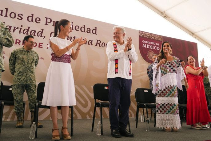 ’’SOMOS TESTIGOS DE QUE LA PROSPERIDAD ESTÁ LLEGANDO AL PUEBLO DE QUINTANA ROO’’: CLAUDIA SHEINBAUM