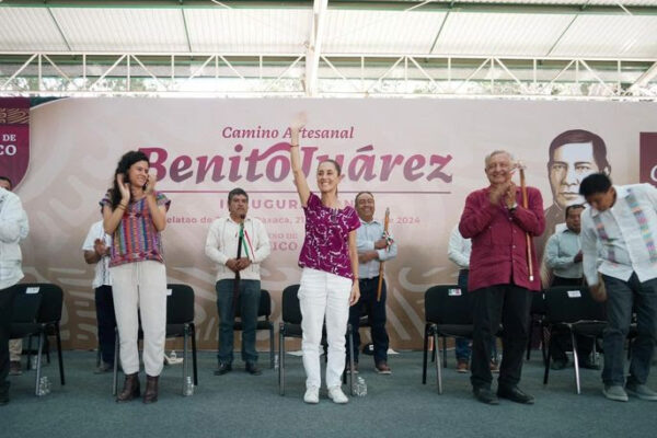 ''VAMOS A SEGUIR TRABAJANDO CON OAXACA Y PARA OAXACA’’: CLAUDIA SHEINBAUM