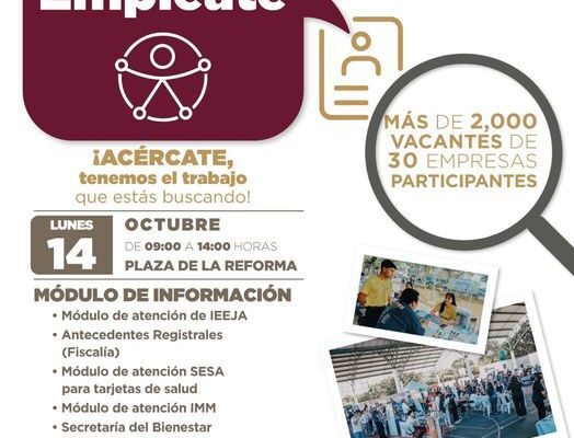 INVITA GOBIERNO DE BJ A “VEN Y EMPLÉATE ITINERANTE”