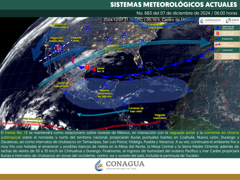 LLUVIAS PUNTUALES FUERTES EN COAHUILA, NUEVO LEÓN, DURANGO Y ZACATECAS