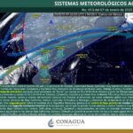 EL FRENTE FRÍO NO. 21 Y SU MASA DE AIRE ÁRTICO, OCASIONARÁN LLUVIAS PUNTUALES