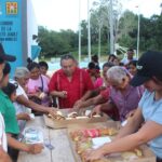 ERIK BORGES YAM CELEBRA EL "DÍA DE REYES" CON TRADICIONAL CORTE DE ROSCA JUNTO CON FAMILIAS DE COMUNIDADES RURALES